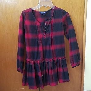 Plaid Dress Top